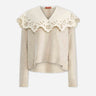 Altuzarra Mujer Barcelona Jersey Punto Lana color Marfil sku 711-003413 01 - Foto 1