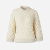 Peserico Mujer Barcelona Jersey Punto Perforado color Crema sku 711-003418 01 - Foto 1