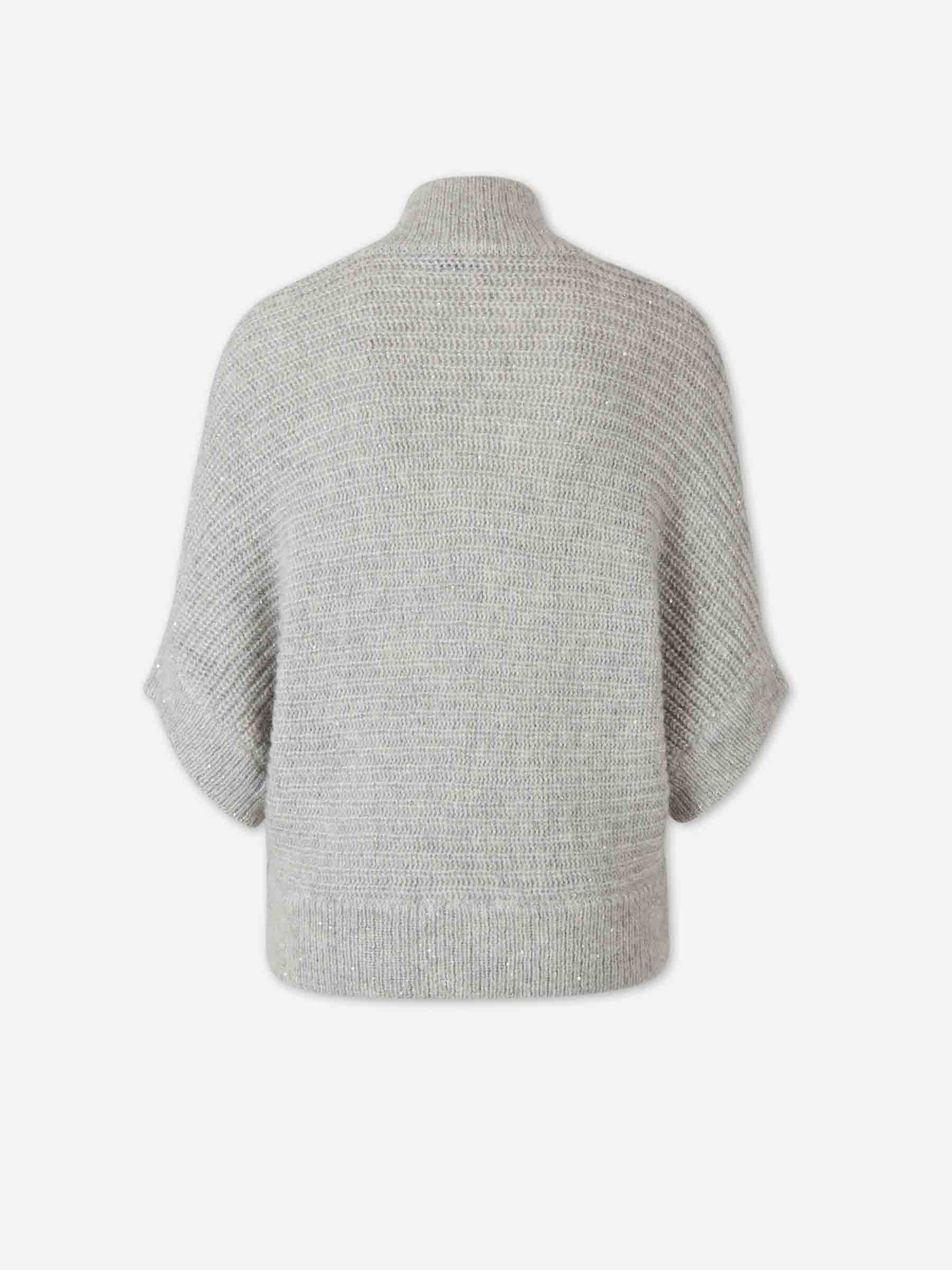 Peserico Mujer Barcelona Cárdigan Punto Lana color Gris sku 711-003420 01 - Foto 2