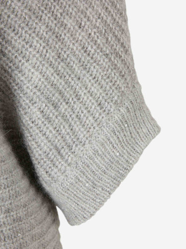 Peserico Mujer Barcelona Cárdigan Punto Lana color Gris sku 711-003420 01 - Foto 4