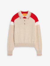 Guest in Residence Mujer Barcelona Jersey Polo Alpino color Beige sku 711-003427 01 - Foto 1