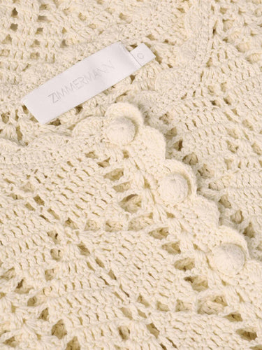 Zimmermann Mujer Barcelona Top Encaje Awaken color Marfil sku 711-003429 01 - Foto 4