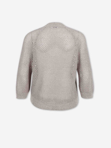 Peserico Mujer Barcelona Jersey Punto Lino color Taupe sku 711-003430 01 - Foto 2