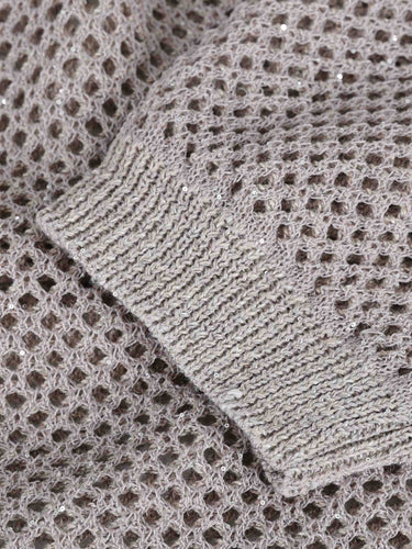Peserico Mujer Barcelona Jersey Punto Lino color Taupe sku 711-003430 01 - Foto 4