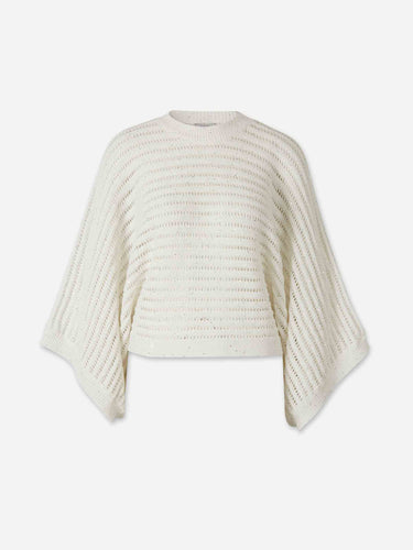 Peserico Mujer Barcelona Jersey Cuello Redondo color Blanco sku 711-003431 01 - Foto 1