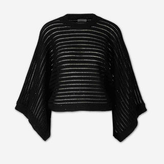 Peserico Mujer Barcelona Jersey Punto Algodón color Negro sku 711-003431 02 - Foto 1