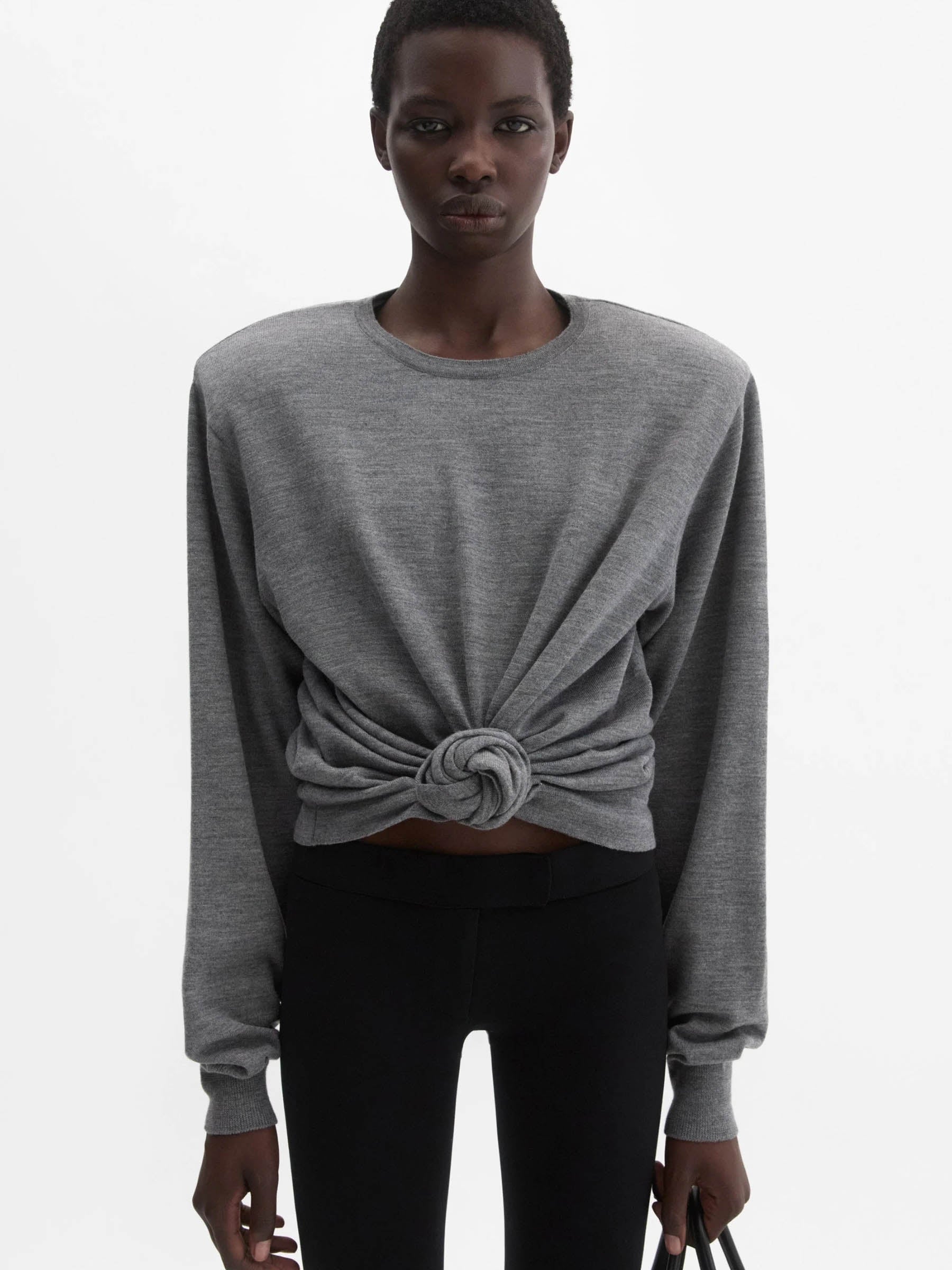 Magda Butrym Mujer Barcelona Jersey Cuello Redondo color Gris sku 711-003435 01 - Foto 2