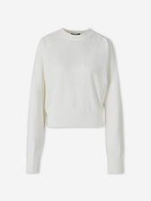 Jacquemus Mujer Barcelona Jersey Fino de Cuello Redondo color Marfil sku 711-003436 01 - Foto 1