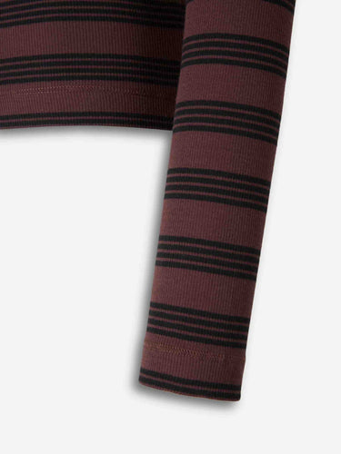 Ganni Mujer Barcelona Camiseta Manga Larga color Marrón Oscuro sku 711-003438 01 - Foto 4