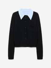 Dorothee Schumacher Mujer Barcelona Cárdigan Cuello Camisero color Negro sku 711-003440 01 - Foto 1