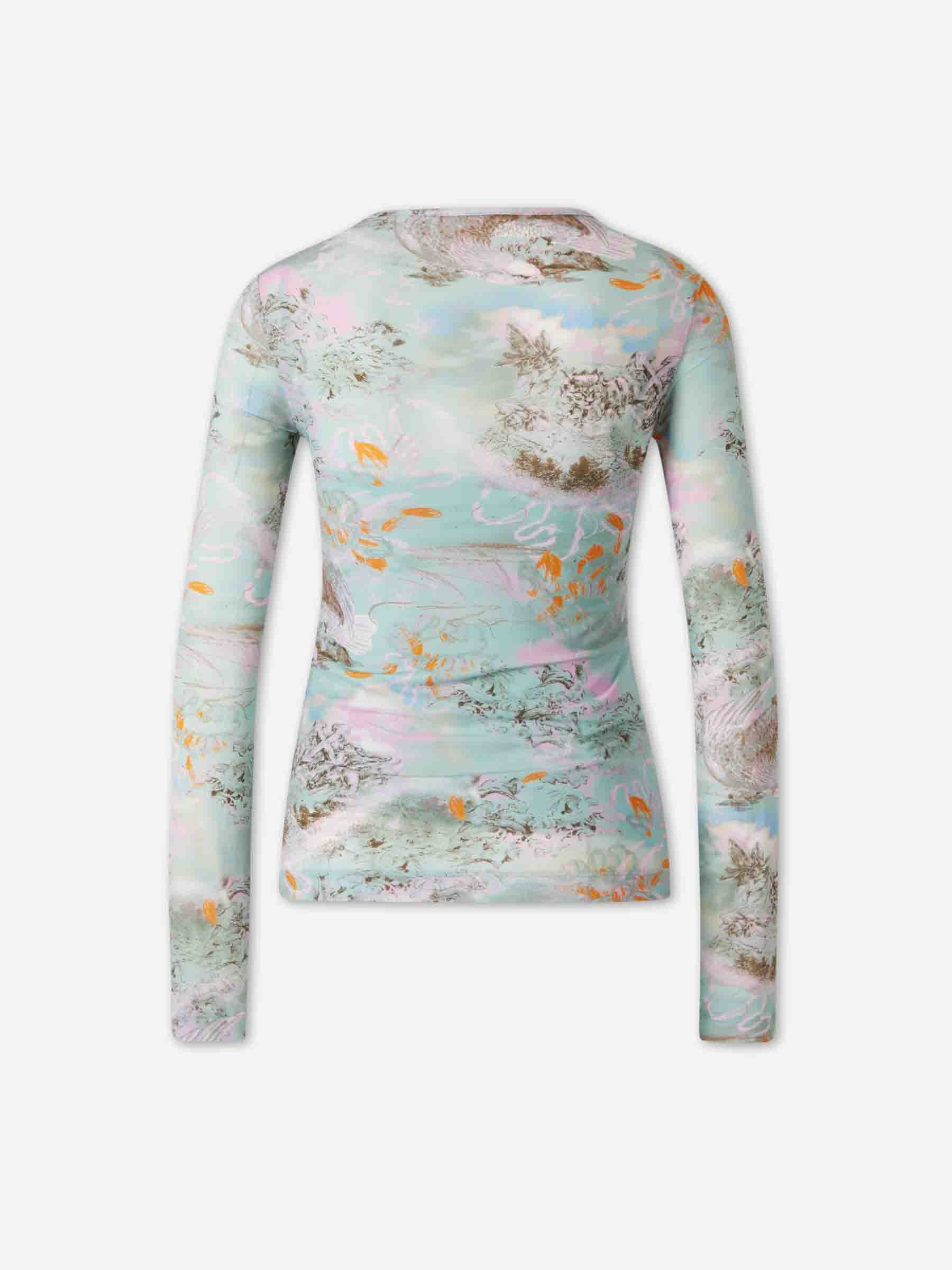 Off-White Mujer Barcelona Camiseta Estampada color Multicolor sku 711-003443 01 - Foto 2