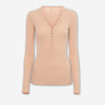 Chloé Mujer Barcelona Camiseta Henley Punto color Beige sku 711-003447 01 - Foto 1