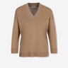 Herno Mujer Barcelona Jersey Cuello Pico color Camel sku 711-003450 01 - Foto 1