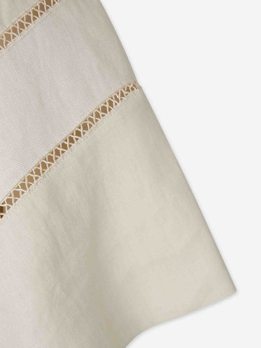 Max Mara Mujer Barcelona Jersey Ancho Lino color Blanco sku 711-003455 01 - Foto 4