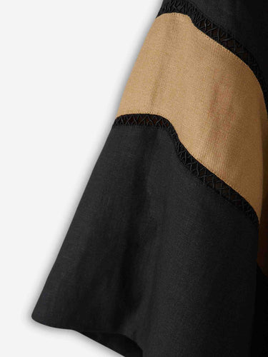 Max Mara Mujer Barcelona Jersey Ancho Lino color Negro sku 711-003455 02 - Foto 4