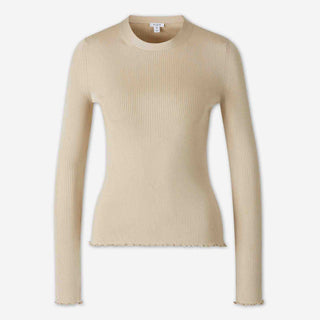 Alaïa Mujer Barcelona Top Punto Seda color Beige sku 711-003461 01 - Foto 1