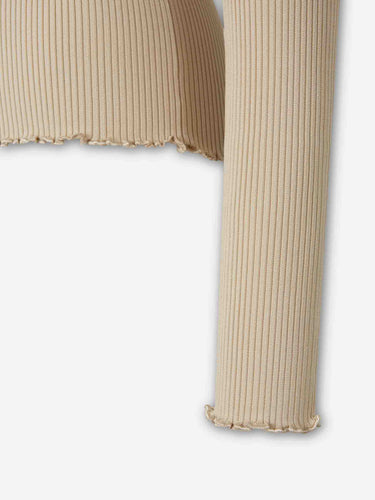 Alaïa Mujer Barcelona Top Punto Seda color Beige sku 711-003461 01 - Foto 4
