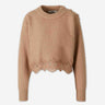 Chloé Mujer Barcelona Cárdigan Cropped Encaje color Camel sku 711-003464 01 - Foto 1