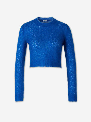 Jil Sander Mujer Barcelona Jersey Punto Mohair color Azul Cobalto sku 711-003465 01 - Foto 1