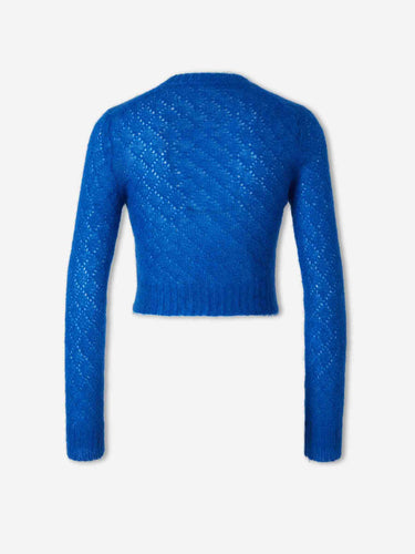 Jil Sander Mujer Barcelona Jersey Punto Mohair color Azul Cobalto sku 711-003465 01 - Foto 2