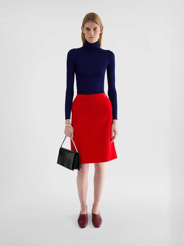 Jil Sander Mujer Barcelona Jersey Cuello Alto color Azul Cobalto sku 711-003466 01 - Foto 2