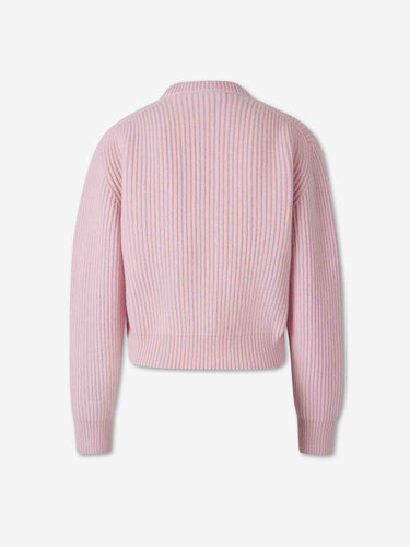 Jil Sander Mujer Barcelona Jersey Cropped Lana color Rosa Palo sku 711-003467 03 - Foto 2