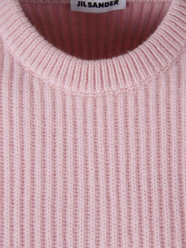 Jil Sander Mujer Barcelona Jersey Cropped Lana color Rosa Palo sku 711-003467 03 - Foto 3