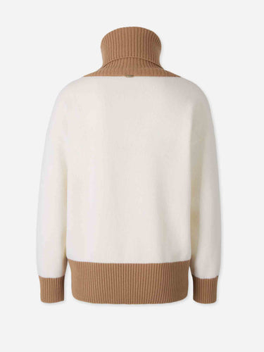 Herno Mujer Barcelona Jersey Cuello Alto color Beige sku 711-003477 01 - Foto 2