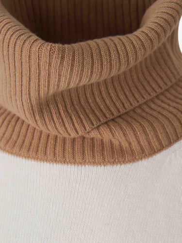 Herno Mujer Barcelona Jersey Cuello Alto color Beige sku 711-003477 01 - Foto 3