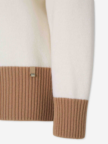 Herno Mujer Barcelona Jersey Cuello Alto color Beige sku 711-003477 01 - Foto 4