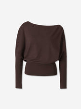 Simkhai Mujer Barcelona Jersey Fino Lavina color Marrón Oscuro sku 711-003491 01 - Foto 1