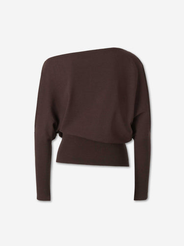 Simkhai Mujer Barcelona Jersey Fino Lavina color Marrón Oscuro sku 711-003491 01 - Foto 2