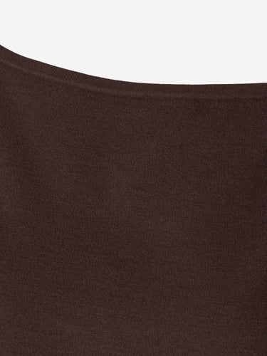 Simkhai Mujer Barcelona Jersey Fino Lavina color Marrón Oscuro sku 711-003491 01 - Foto 3