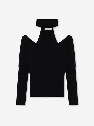 Simkhai Mujer Barcelona Top Off Shoulder Lila color Negro sku 711-003492 01 - Foto 1
