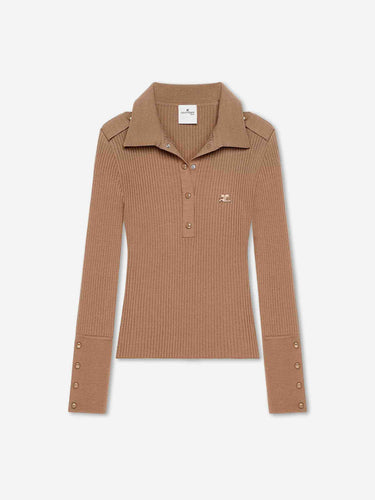 Courrèges Mujer Barcelona Polo Manga Larga color Caramelo sku 711-003496 01 - Foto 1