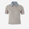 Miu Miu Mujer Barcelona Jersey Cuello Polo color Taupe sku 711-003500 01 - Foto 1
