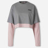 Miu Miu Mujer Barcelona Camiseta Capas Algodón color Gris sku 711-003502 01 - Foto 1