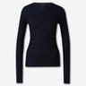 Balenciaga Mujer Barcelona Jersey Fino Canalé color Azul Marino sku 711-003508 01 - Foto 1