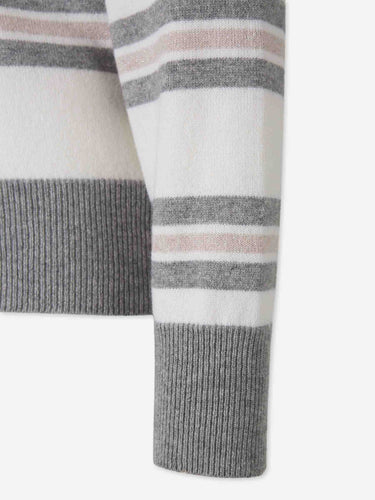 Peserico Mujer Barcelona Jersey Cuello Redondo color Gris Claro sku 711-003510 02 - Foto 4