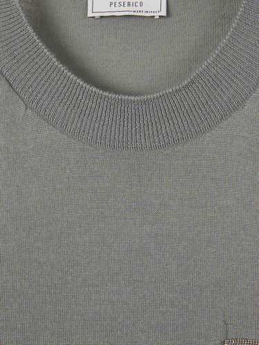 Peserico Mujer Barcelona Jersey Fino Cashmere Seda color Verde Manzana sku 711-003511 01 - Foto 3