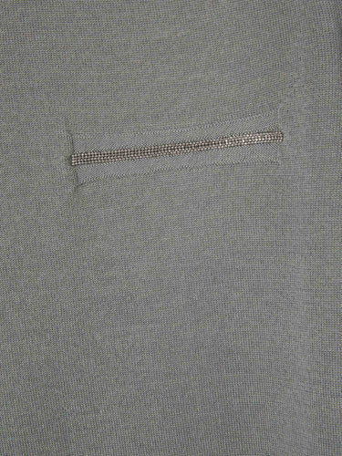 Peserico Mujer Barcelona Jersey Fino Cashmere Seda color Verde Manzana sku 711-003511 01 - Foto 4