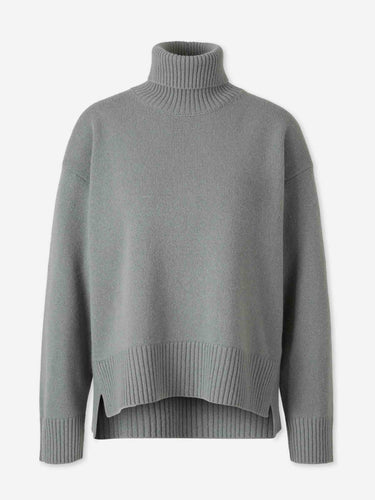 Peserico Mujer Barcelona Jersey Cuello Alto color Gris sku 711-003513 01 - Foto 1