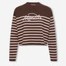Moncler Mujer Barcelona Jersey Listado Logo color Marrón Oscuro sku 711-003516 01 - Foto 1