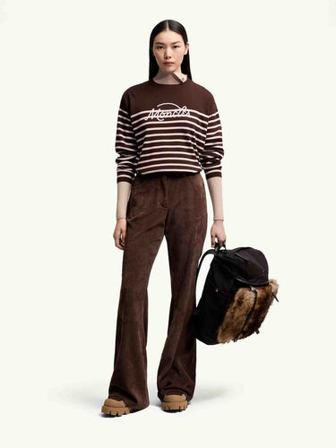 Moncler Mujer Barcelona Jersey Listado Logo color Marrón Oscuro sku 711-003516 01 - Foto 2