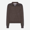 The Row Hombre Barcelona Jersey Cuello Polo color Marrón Oscuro sku 711-003519 01 - Foto 1