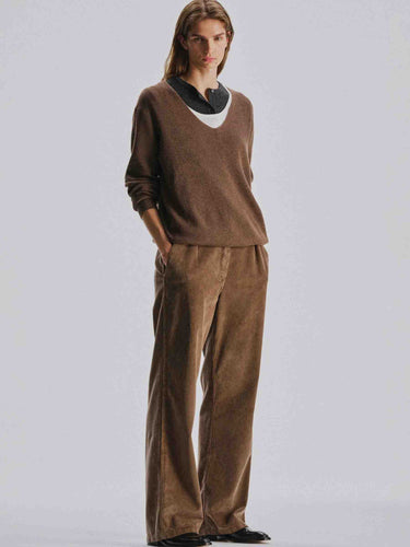 The Row Mujer Barcelona Jersey Cuello Pico color Marrón sku 711-003520 01 - Foto 2