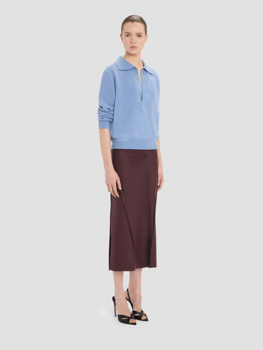 Victoria Beckham Mujer Barcelona Jersey Genevieve color Azul sku 711-003533 02 - Foto 2