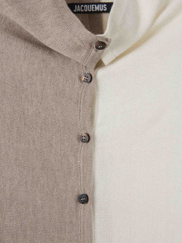 Jacquemus Mujer Barcelona Top Punto Losange color Beige sku 711-003535 01 - Foto 3