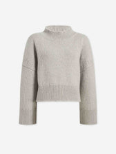 Khaite Mujer Barcelona Jersey Cashmere Phelps color Gris Claro sku 711-003539 01 - Foto 1