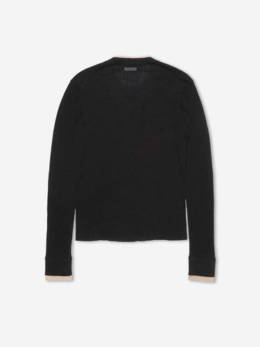 Acne Studios Mujer Barcelona Cárdigan Capas Seda color Negro sku 711-003540 01 - Foto 3